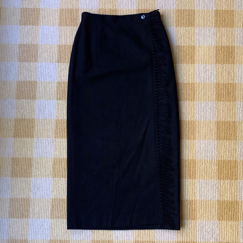 Liz Claiborne Black Midi Pencil Skirt